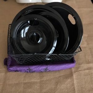 Brand new burner covers black